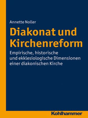 cover image of Diakonat und Kirchenreform
